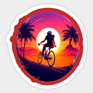 cycle grafic Sticker